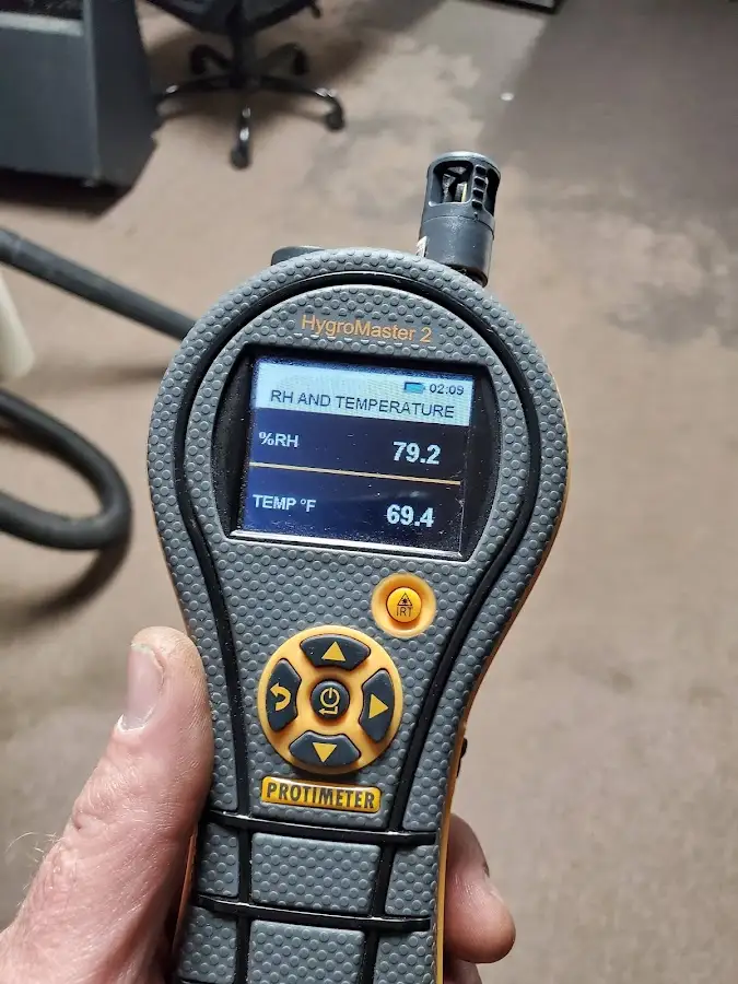 Moisture meter humidity assessment for Mold Remediation & Removal in Larkin